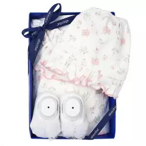 갤러리아 (압소바출산,백일,내의)로엘요루반소바디슈트(모자)+덧양말세트(A