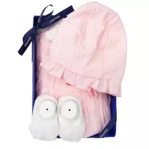 갤러리아 (압소바출산,백일선물)펠레반소바디슈트(모자)+덧양말세트(A13-1062