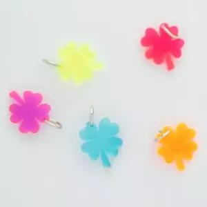 네잎클로버 DIY 키링 가방 악세사리 부자재 만들기 재 (WEB4371)