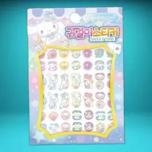 학산문화사 산리오캐릭터즈 시나모롤 귀걸이스티커 스