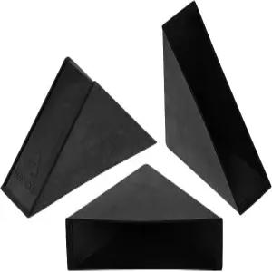 유리 거울 타일 블랙의 모서리 보호를 위한 uxcell 20Pcs 플라스틱 18x71mm 직각형 쿠션