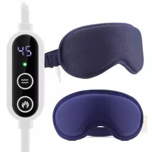 온열안대 보온 안대 USB 충전 온열 아이마스크 건조한 눈용 진동 마사지 눈 피로 수면 가리개 사무실 가정