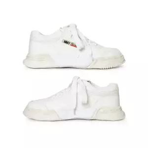 [메종 미하라 야스히로] 23FW 여성 파커 솔 캔버스 스니커즈 A08FW704 WHITE