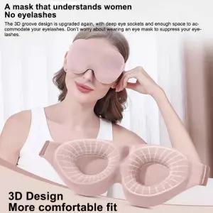 온열안대 보온 안대 1개 3D 수면 남여공용 피로 블라인드폴드 눈가리개 자연 블라인드 아이 패치 피부 관리