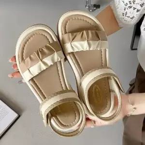 [제이시]제이시 4CM 찍찍이 스트랩 원피스 여자 통굽샌들 S216