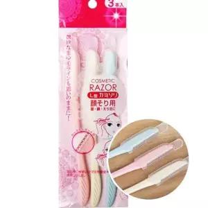 눈썹칼 눈썹면도기 휴대용 정리기 다듬기 옐로우 스카이블루 피치