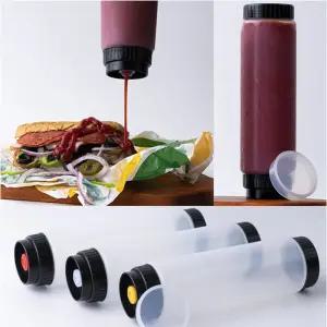 굵은소스용 거꾸로 케찹병 소스병 소스통 350ml WALLP 케찹병 겨자병 소스병