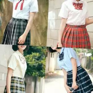 파스텔 베이직 여자 반팔 교복셔츠(4color) 교복 학생