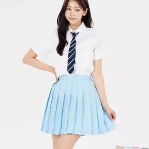 크레파스 단색 플리츠 교복치마(10color) 교복 학생복