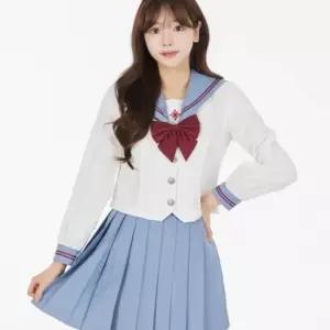 소라 플리츠 세라복 세트 교복 학생복 세라복