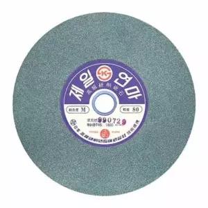 탁삭그라인더돌 제일연마 GC석 연마석 80방 (1장) 255x25Tx25.4mm