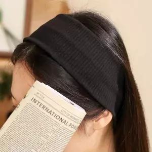 [콩심팥심]심플 골지 터번 헤어밴드 패션 반다나 포인트삔 헤어포인트