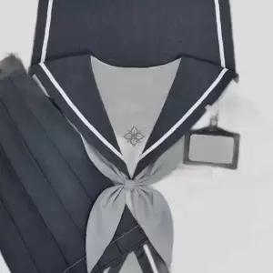 교복몰 화이트라인 그레이 세라복 프레피룩 긴팔 교복