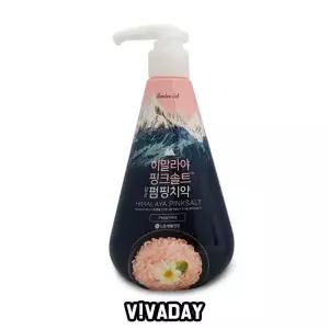 [골드스마일]히말라야핑크솔트 핑크솔트 285g 펌프치약 개운한 상쾌한 잇몸 선물