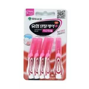 유한 덴탈 치간치솔 SS 미세모 작은 칫솔 치석 제거