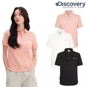 디스커버리 캐주얼룩 오버핏 89000원 여름 반팔 카라 폴로 여성 티셔츠 DWTS74053 1000809123317