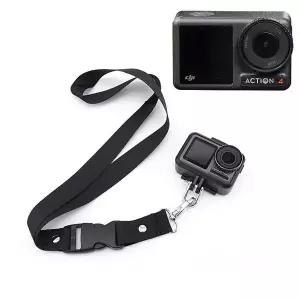 고품질 DJI 오즈모 액션 4 호환 액션캠 잠금 넥 스트랩 끈 줄 목걸이 (WD32FD6)
