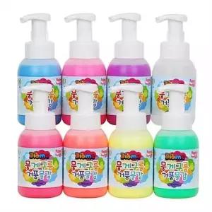 어린이 아동 거품 물감 미술 유아 거품 물감 놀이 목욕 300ml 8색