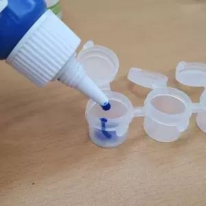 미니물감통 아크릴 소분용기 휴대용미니소분통 약소