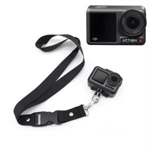 고품질 DJI 오즈모 액션 4 호환 액션캠 잠금 넥 스트랩 끈 줄 목걸이 (WD32FD6)
