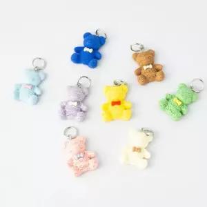 리본 곰돌이 DIY 키링 가방 악세사리 부자재 만들기 (WEB436E)