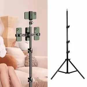 촬영 삼각대 2.4m 스탠드 트라이포트 카메라 LED 라이트 조명 (WEB86FD)