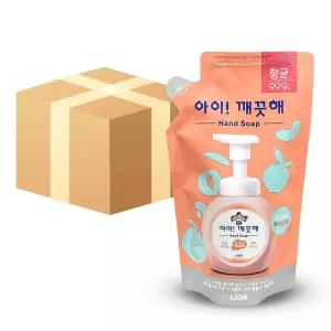아이깨끗해 복숭아 핸드워시 리필 200ml 24개 손세정제 거품비누 물비누 클리너 포밍
