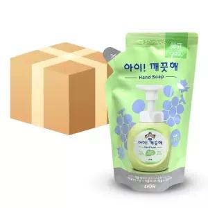 아이깨끗해 청포도 핸드워시 리필 200ml 24개 손세정제 거품비누 물비누 클리너 포밍
