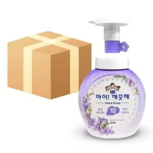 아이깨끗해 블루밍 퍼플 핸드워시 용기 250ml 18개 손세정제 거품비누 물비누 클리너 포밍