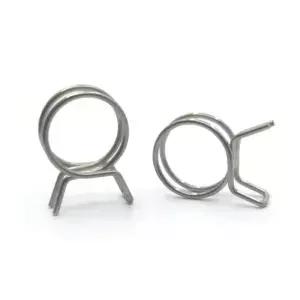 10Pcs 5mm14mm 호스 클램프 스테인레스 스틸 튜브 스프링 클립 라인 씰링 파이프 하드웨어 액세서리