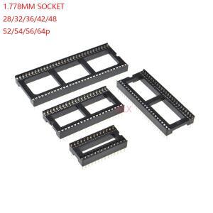 510PCS 283236424852545664 핀 IC 소켓 1.778MM 피치 DIP 칩  홀더 어댑터