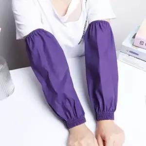 사무용 방수 팔토시 작업용 주방 미술용 조리용 여성 남성 성인 팔 토시 보라