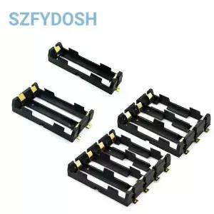 SMT 배터리 거치대 18650 SMD 박스 보관 케이스 컨테이너 브론즈 핀 충전식 1x2x3x4x18650