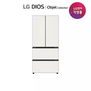LG전자 LG Fit Max 오브제 김치톡톡 글라스 4도어 480L 김치냉장고 Z484GBB123S