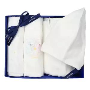 갤러리아 (압소바출산,백일,유아슈트)라포닝코튼모달7부바디슈트+손수건10