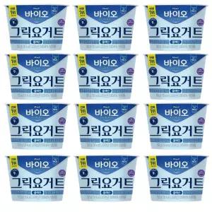 매일바이오 그릭요거트 무가당 플레인 150g 12개