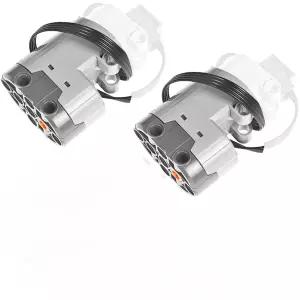 AIMATRIX 2pcs 파워 기능 서보 모터 세트 L 빌딩 블록 브랜드와 호환됨