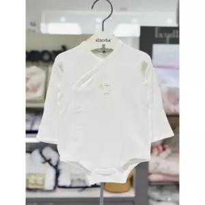 [압소바](마산점)[압소바 26년 F/W 임신출산선물] 라포닝코튼모달배냇슈트(A1C10102)백아이보리