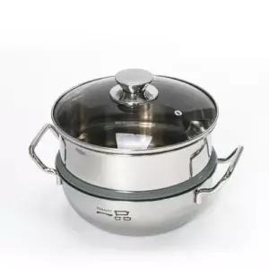 [키친아트] 국산 일품 통3중 스텐304 전골 찜냄비 인덕션 찜기 찜솥 20cm