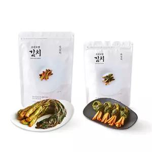 [신세계푸드][조선호텔김치] 조선호텔 갓김치 1kg+파김치 500g_냉장