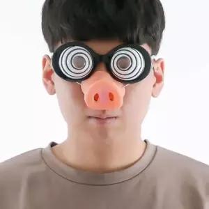 벌칙용품 행사용품 돼지코 할로윈 엽기코 코믹 연극