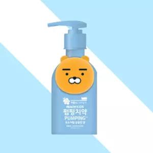 리치 키즈 저불소 펌핑치약 160g 1개 라이언 어린이치약 유아치약 충치케어
