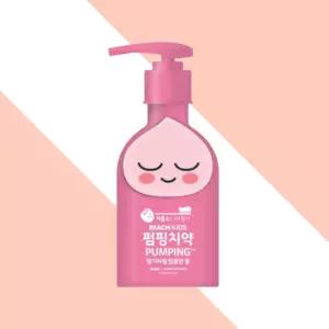 리치 키즈 저불소 펌핑치약 160g 1개 어피치 어린이치약 유아치약 충치케어