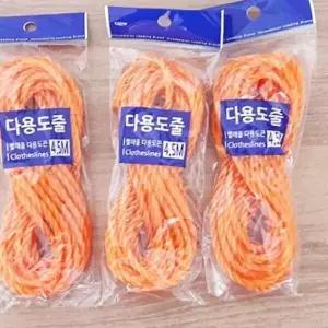 빨래줄 다용도끈 4.5M 3개 코팅줄 노끈 이불 빨래