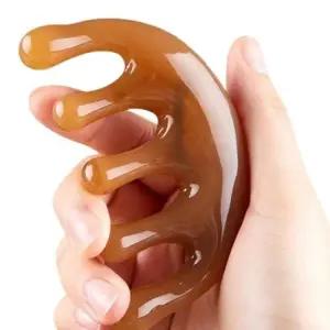 얼굴마사지 괄사마사지기 코 빗 얼굴 두피