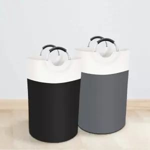 대용량 원형 빨래바구니 90L