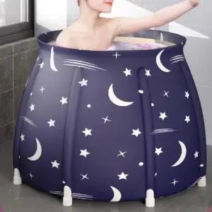접이식반신욕 자쿠지 휴대용 홀로사우나 욕조기 성인접이식욕조