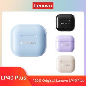 Lenovo LP40 Plus 이어폰 TWS II 무선 Bluetooth 5.3 헤드폰 스포츠 소음 감소 터치 컨트롤 버스 New