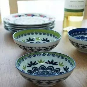 일본그릇 대접 5인가족용 일본 폴라니아 공기 10P세트