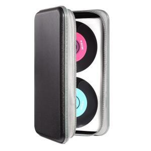 UENTIP CD 케이스, 96 용량 CD 홀더 하드 플라스틱 CD 보관 지갑 보호 CD/DVD 케이스 홀더(96, 블랙)